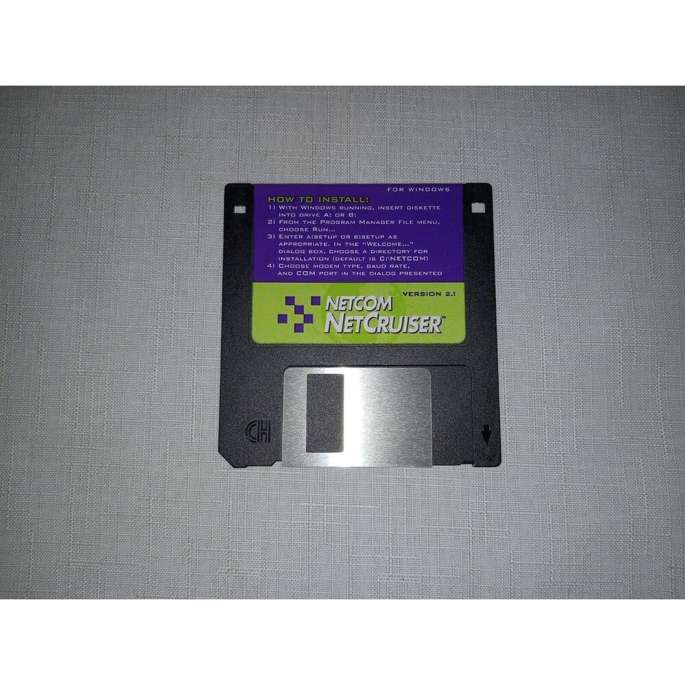 Netcom Net Cruiser Forms Floppy Software Kit For The PC